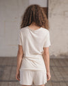BASERANGE Silk Series Casual Pants/T-Shirts/Dresses France BAS-TOSI-WS-000-UNDYED (SHDO)